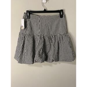 New‎ BP Women's Checkered Black/White Skirt Size XS